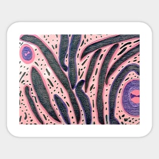 Abstract Particles Sticker